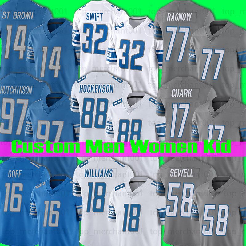 CUSTOM Jared Goff Craig Reynolds Football Jersey Detroits''Lions''Craig Reynolds Josh Reynolds T.J. Hockenson Amon-Ra St. Brown Alex Anzalon, 2022 custom men jersey
CUSTOM Jared Goff Craig Reynolds Football Jersey Detroits''Lions''Craig Reynolds Josh Reynolds T.J. Hockenson Amon-Ra St. Brown Alex Anzalon, 2022 custom men jersey