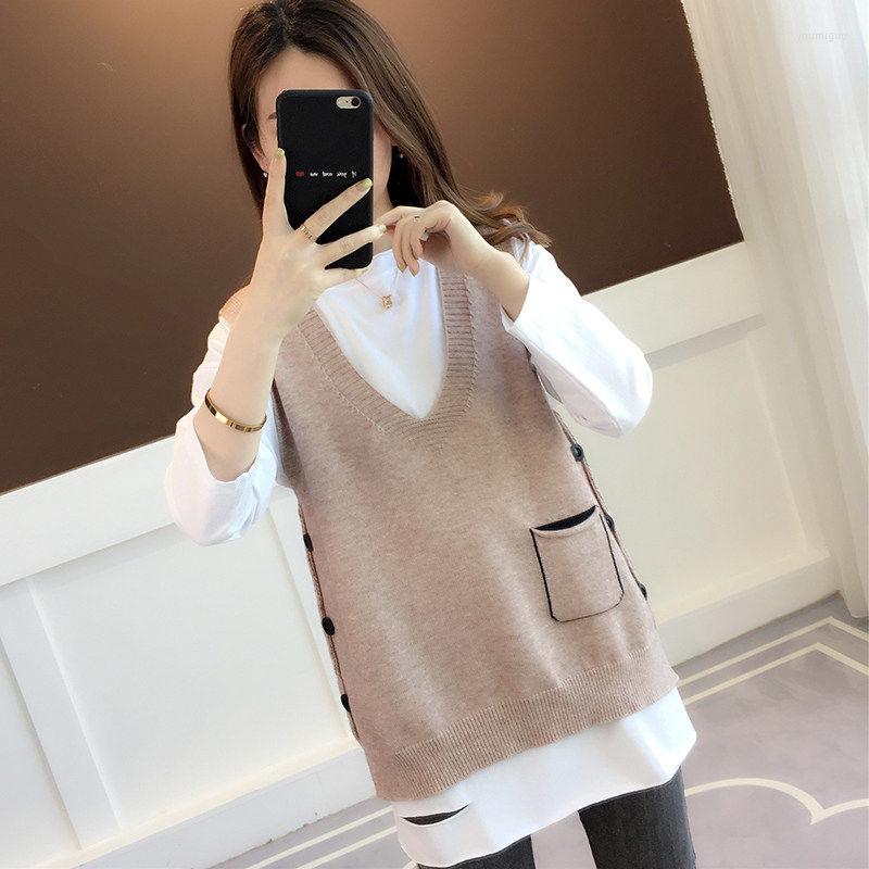 Women's Vests Woman Jacket Vest Knitted Women's Spring Autumn V-neck Pullover Top Artistic Style Loose Sleeveless Chaleco Mujer, Black
Women's Vests Woman Jacket Vest Knitted Women's Spring Autumn V-neck Pullover Top Artistic Style Loose Sleeveless Chaleco Mujer, Black