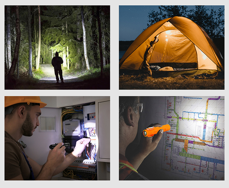 Arc Usb Lighter Camping Outdoor Plasma Torch With Flashlight Compass Survival Lighters Waterproof And Windproof W260202