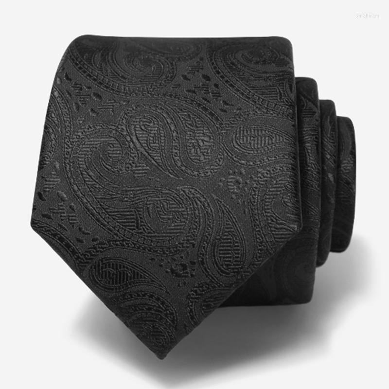 Bow Ties Brand High Quality Business Tie For Men Fashion Necktie Classic Black Paisley 7CM Dress Suit Gentleman Work Party Gift Box
Bow Ties Brand High Quality Business Tie For Men Fashion Necktie Classic Black Paisley 7CM Dress Suit Gentleman Work Party Gift Box