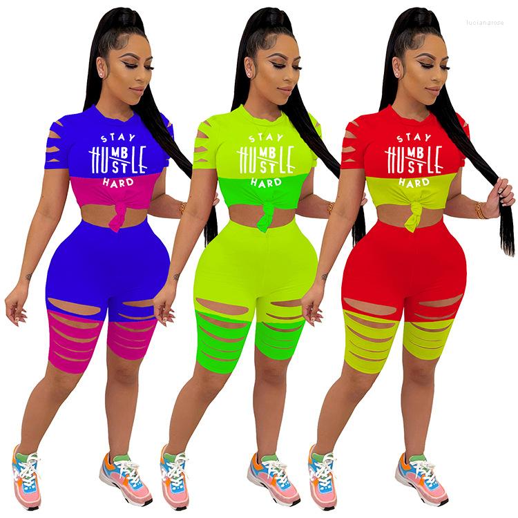 Women' Tracksuits Women Two Piec Set Letter T Shirts And Shorts Summer Short Sleeve O-neck Casual Joggers Biker Sexy Outfit For Woman, Blue
Women' Tracksuits Women Two Piec Set Letter T Shirts And Shorts Summer Short Sleeve O-neck Casual Joggers Biker Sexy Outfit For Woman, Blue