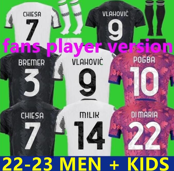 2022 2023 DI MARIA soccer jerseys 22 23 VLAHOVIC POGBA LOCATELLI CHIESA McKENNIE BONUCCI CUADRADO football shirt Men Kids kit camiseta maglia maillot Player version
2022 2023 DI MARIA soccer jerseys 22 23 VLAHOVIC POGBA LOCATELLI CHIESA McKENNIE BONUCCI CUADRADO football shirt Men Kids kit camiseta maglia maillot Player version