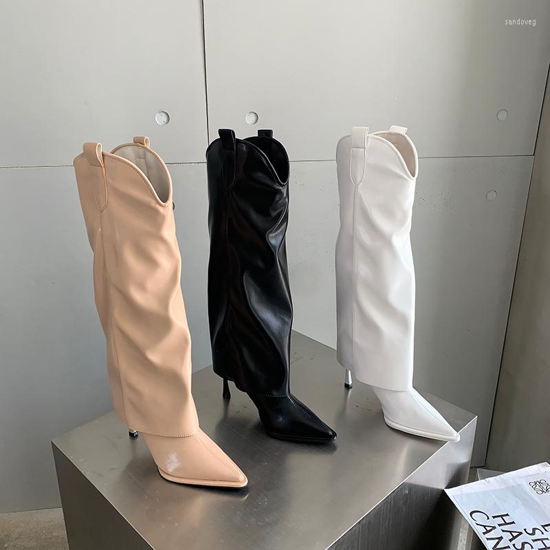 Boots Pointed Toe Women Knee High Black White Beige Wintter Fashion Modern Thin Heels Stretch Pumps Ladies Snow
Boots Pointed Toe Women Knee High Black White Beige Wintter Fashion Modern Thin Heels Stretch Pumps Ladies Snow