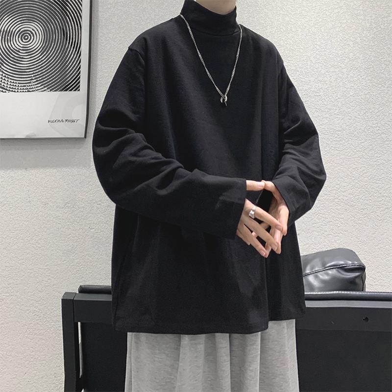 Men's T Shirts Korean Fashion High Neck Sweatshirts Spring Autumn Basic Color Turtleneck Oversized Long Sleeve Casual Men, White
Men's T Shirts Korean Fashion High Neck Sweatshirts Spring Autumn Basic Color Turtleneck Oversized Long Sleeve Casual Men, White