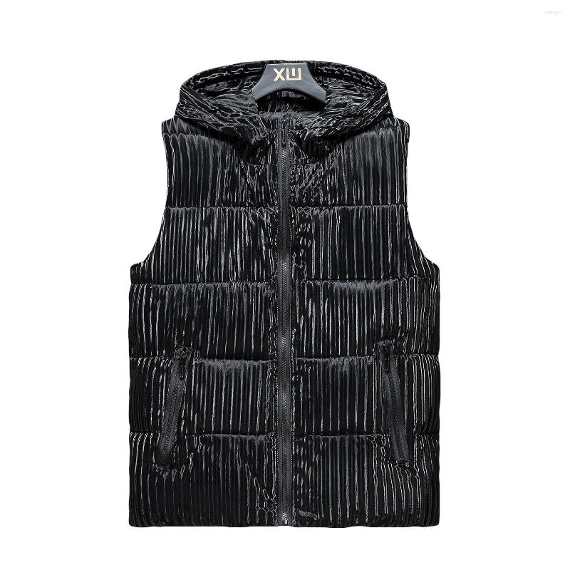 Men's Vests Autumn Winter Mens Vest Outdoor Fashion Hooded Windbreakers Men Thick Warm Sleeveless Jacket Black Silver Waistcoat For
Men's Vests Autumn Winter Mens Vest Outdoor Fashion Hooded Windbreakers Men Thick Warm Sleeveless Jacket Black Silver Waistcoat For