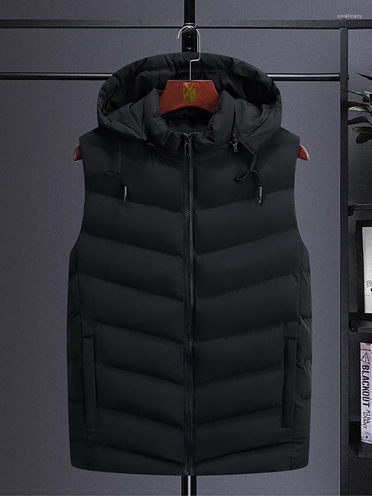 Men's Vests Spring Autumn Sleeveless Jacket For Men Fashion Warm Hooded Male Winter Vest Light Plus Size Mens Work Waistcoat, Black
Men's Vests Spring Autumn Sleeveless Jacket For Men Fashion Warm Hooded Male Winter Vest Light Plus Size Mens Work Waistcoat, Black