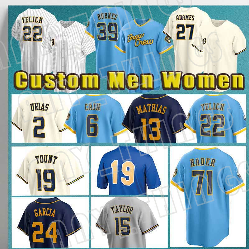 Willy Adames Josh Hader Baseball Hoby Milner Corbin Burnes 22 Christian Yelich Jersey Rowdy Tellez Manny Pina Kolten Wong Brewers Ryan Braun 6 Lorenzo Cain Milwaukee, Men custom cool base(niangjiu)
Willy Adames Josh Hader Baseball Hoby Milner Corbin Burnes 22 Christian Yelich Jersey Rowdy Tellez Manny Pina Kolten Wong Brewers Ryan Braun 6 Lorenzo Cain Milwaukee, Men custom cool base(niangjiu)