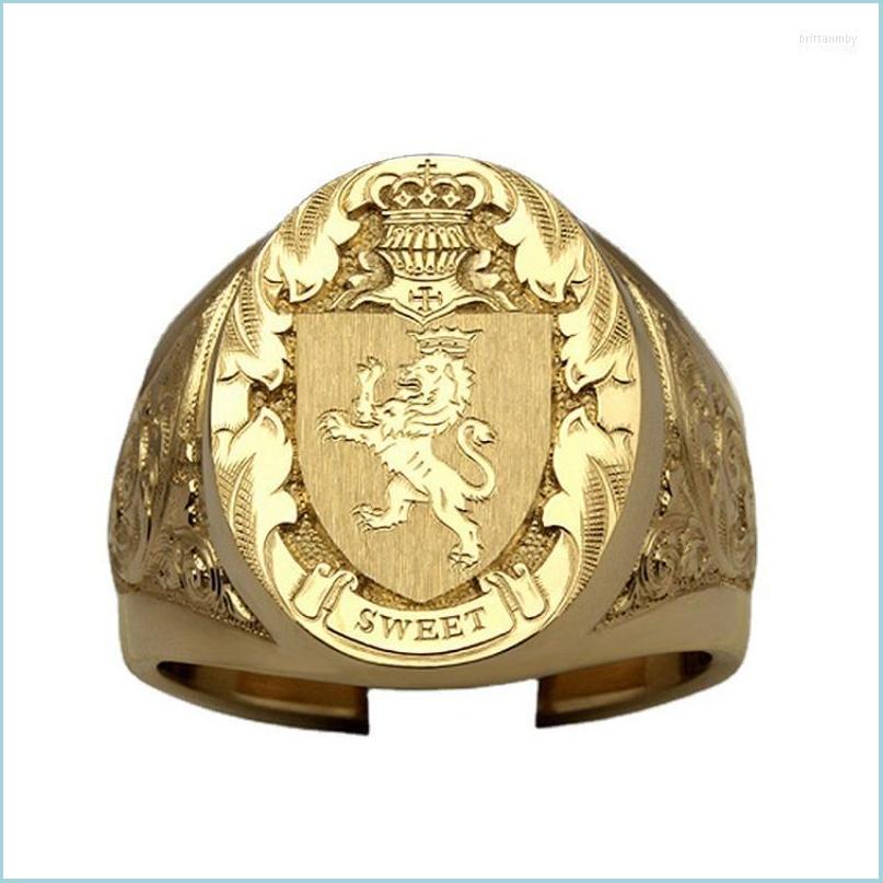 Cluster Rings Cluster Rings Big Gold Color Ring Mens Exaggerate Domineering Royal Lion Crown Pattern Stamp Logo Cocktail Party Nobil Dhhmt
Cluster Rings Cluster Rings Big Gold Color Ring Mens Exaggerate Domineering Royal Lion Crown Pattern Stamp Logo Cocktail Party Nobil Dhhmt