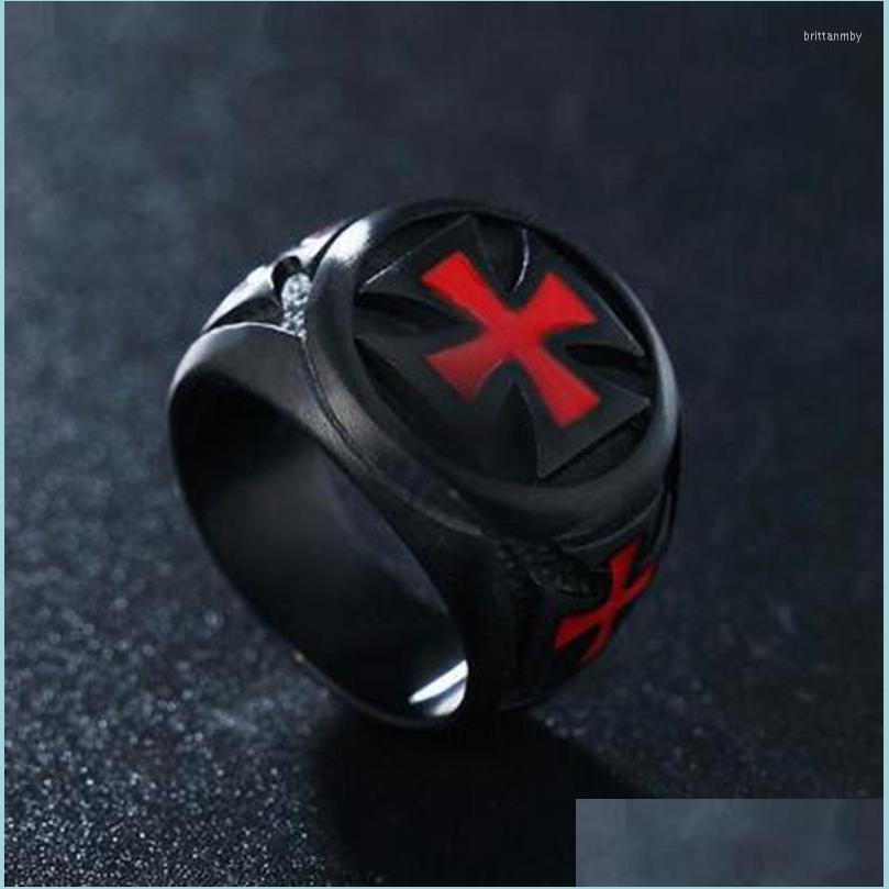 Cluster Rings Cluster Rings High Quality Metal Classic Punk Black Cross Knight Ring Mens Religious Jewelrycluster Brit22 Drop Delive Dh5Oj
Cluster Rings Cluster Rings High Quality Metal Classic Punk Black Cross Knight Ring Mens Religious Jewelrycluster Brit22 Drop Delive Dh5Oj