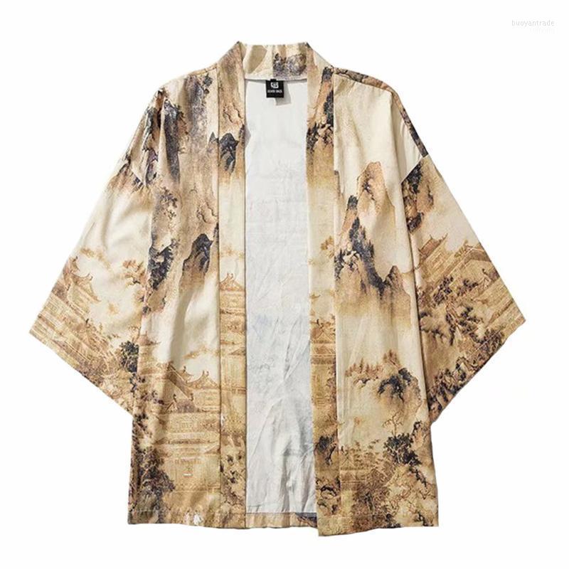 Ethnic Clothing 2022 Street Cool Summer Japanese Five Point Sleeves Kimono Mens And Womens Cloak Jacke Top Blouse Drop 37#
Ethnic Clothing 2022 Street Cool Summer Japanese Five Point Sleeves Kimono Mens And Womens Cloak Jacke Top Blouse Drop 37#