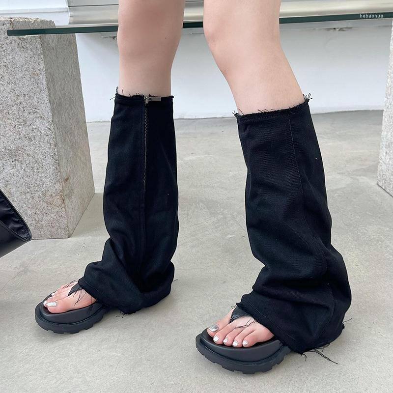 Boots Clip Toe Women Sandals Denim Design Knee High Heels Zipper Platform Flat Heeled Slides Mules Shoes Party Pumps Black
Boots Clip Toe Women Sandals Denim Design Knee High Heels Zipper Platform Flat Heeled Slides Mules Shoes Party Pumps Black