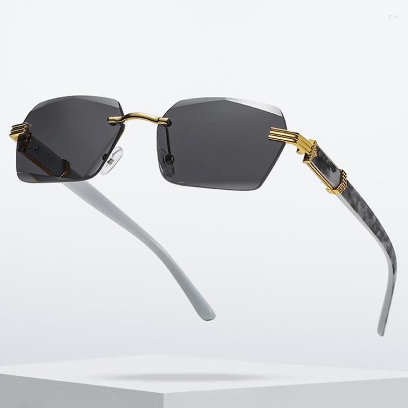 Sunglasses Fashion Gradient Square Women Cut Marbling Foot Tide Rimless Sun Glasses For Female UV400 Shades
Sunglasses Fashion Gradient Square Women Cut Marbling Foot Tide Rimless Sun Glasses For Female UV400 Shades