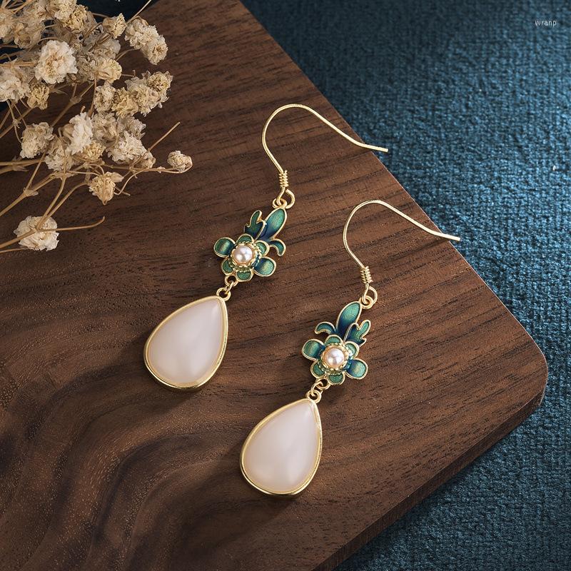 Dangle Earrings BOEYCJR Ethnic Vintage Enamel Stone Fashion Handmade Jewelry Drop Chinese Style For Women
Dangle Earrings BOEYCJR Ethnic Vintage Enamel Stone Fashion Handmade Jewelry Drop Chinese Style For Women