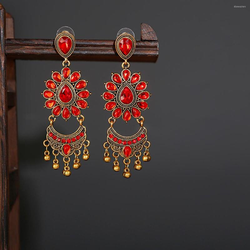 Stud Earrings Boho Gypsy Red Flower Rhinestone Women Orecchini Jewelry Afghan Ladies Retro Jhumka
Stud Earrings Boho Gypsy Red Flower Rhinestone Women Orecchini Jewelry Afghan Ladies Retro Jhumka