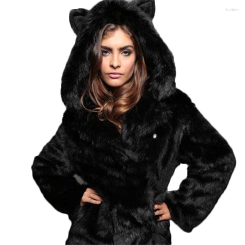 Women' Fur 2022 Lady Trendy Winter Fake Coats Hairy Thick Warm Women' Faux Coat Clothes Furry Hooded Wild Ear Female Outerwear, White
Women' Fur 2022 Lady Trendy Winter Fake Coats Hairy Thick Warm Women' Faux Coat Clothes Furry Hooded Wild Ear Female Outerwear, White