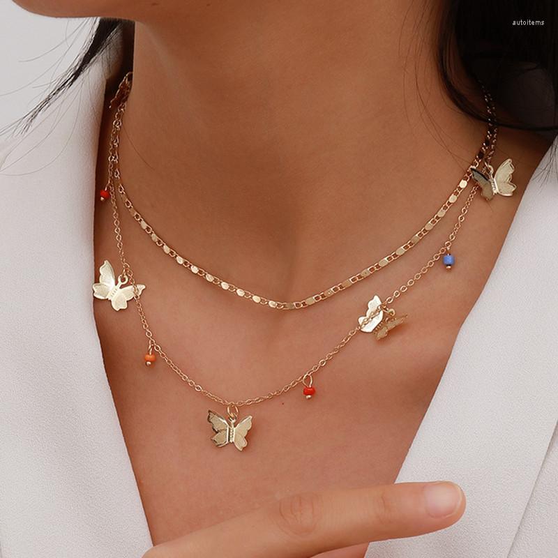 Choker Sweet Women Fashion Beads Butterfly Pendant Necklace For Trendy Gold Clavicle Chain Jewelry Gifts
Choker Sweet Women Fashion Beads Butterfly Pendant Necklace For Trendy Gold Clavicle Chain Jewelry Gifts