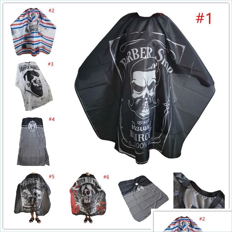 Cutting Cape 140X160Cm Waterproof Hairdressing Barber Cloth Hairdresser Apron Hair Cutting Gown Kids Adt Cape Pro Salon Styling Tool Dheoh