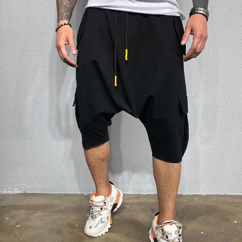 Men's Pants Men's Spring Summer Sport Solid Color Casual Sweatpants Loose Tie Pocket Streetwear Drawstring Harem Cropped, Black
Men's Pants Men's Spring Summer Sport Solid Color Casual Sweatpants Loose Tie Pocket Streetwear Drawstring Harem Cropped, Black