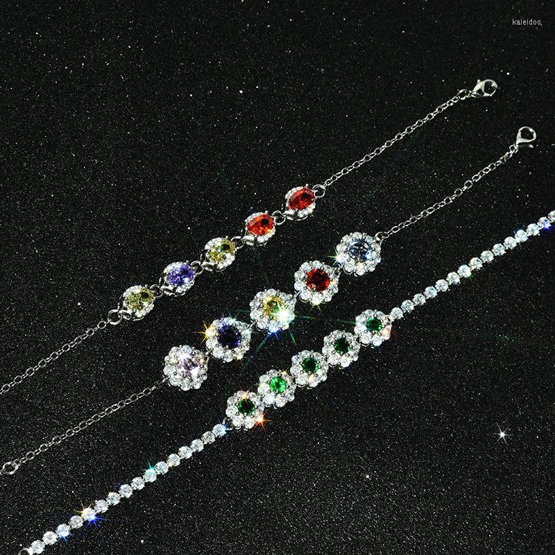 Charm Bracelets Dainty Bracelet Flower Cubic Zircon Fashion S925 Silvery Jewelry For Women Wedding Party Elegant Hand Chain Birthday Gifts
Charm Bracelets Dainty Bracelet Flower Cubic Zircon Fashion S925 Silvery Jewelry For Women Wedding Party Elegant Hand Chain Birthday Gifts