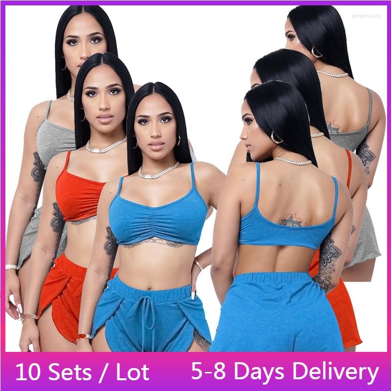 Women' Tracksuits Wholesale Items Loungewear Womens Two Peice Sets Ruched Backless Crop Top Ruffle Shorts Set Solid Summer 2 Piece Matching, Blue
Women' Tracksuits Wholesale Items Loungewear Womens Two Peice Sets Ruched Backless Crop Top Ruffle Shorts Set Solid Summer 2 Piece Matching, Blue