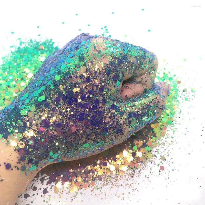 Nail Glitter Chameleon 400g 20Colors 50g Hexagon Mix Size Changing Color Face Crafts Art Sequins Chunky Tumbler Cup Powder
Nail Glitter Chameleon 400g 20Colors 50g Hexagon Mix Size Changing Color Face Crafts Art Sequins Chunky Tumbler Cup Powder