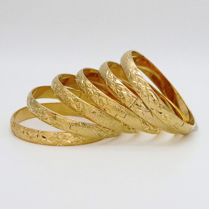 Bangle 6pcs / Lot Dubai Bracelet Jewelry Star Gold Ethiopian Wedding Gift For African Arab Women
Bangle 6pcs / Lot Dubai Bracelet Jewelry Star Gold Ethiopian Wedding Gift For African Arab Women