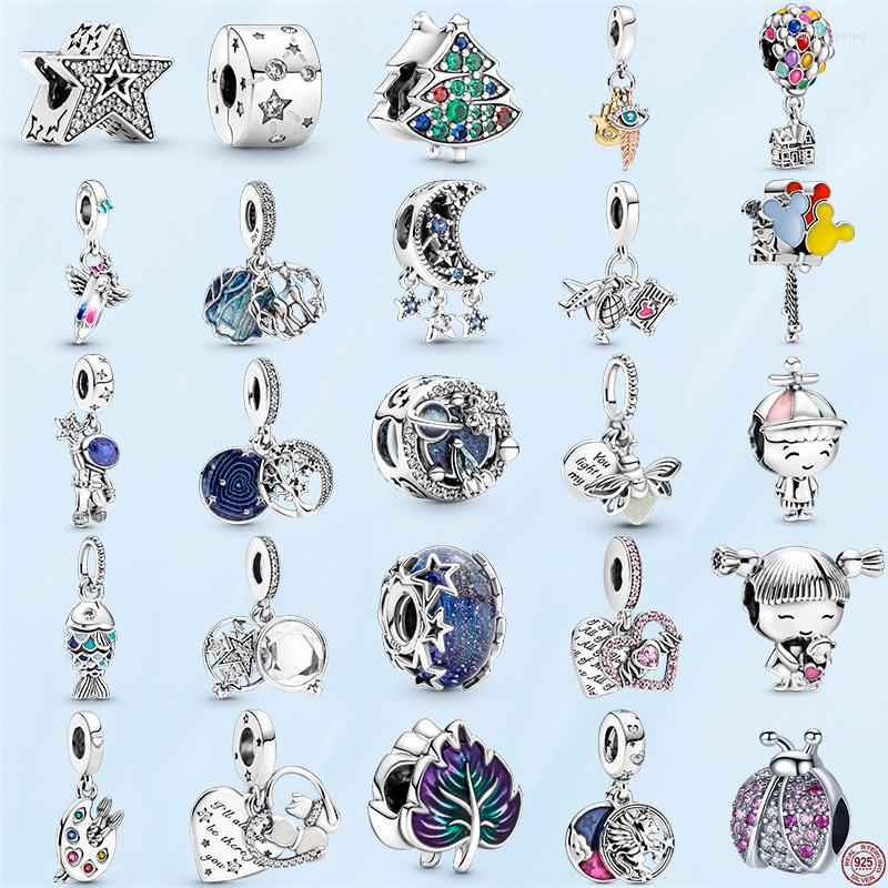 Beads 2022 925 Sterling Silver Winged Key Pendant Patronus Dangle Fit Original Bracelet Necklace DIY Jewelry Gift