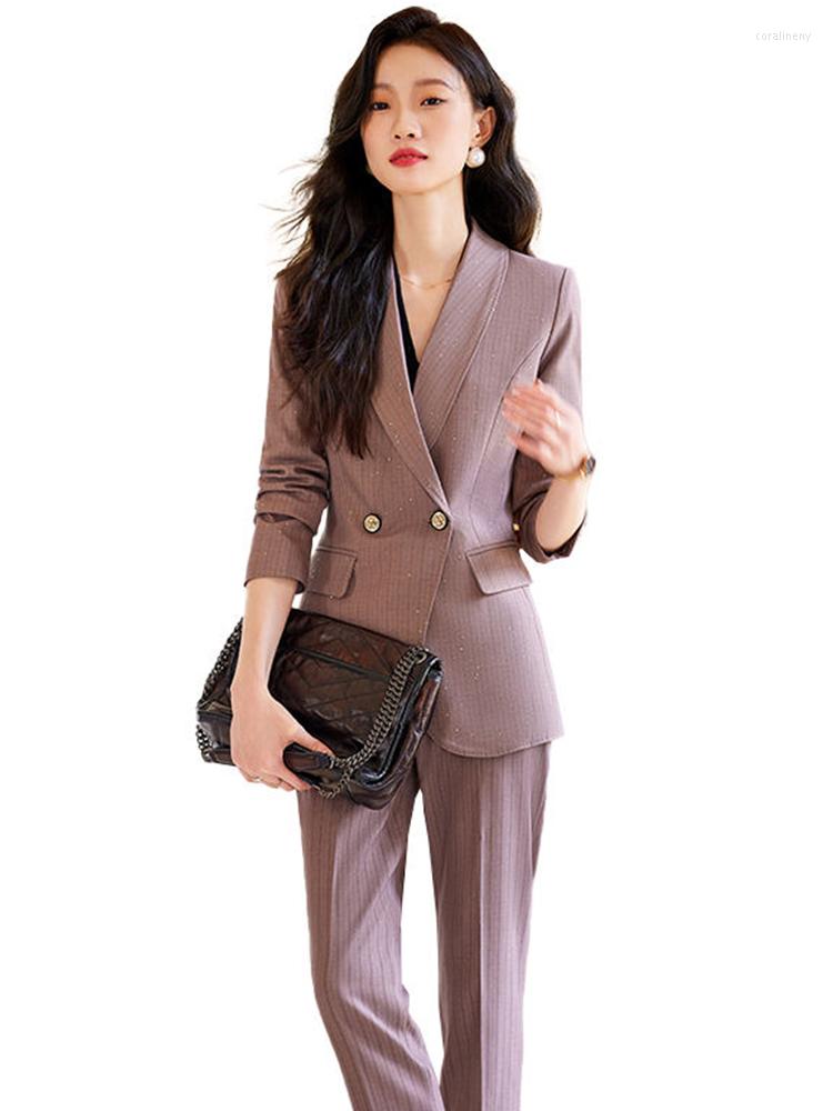 Women' Two Piece Pants Classic High Grade Business Khaki Suit Woman Office Clothing, Khaki blazer pant
Women' Two Piece Pants Classic High Grade Business Khaki Suit Woman Office Clothing, Khaki blazer pant