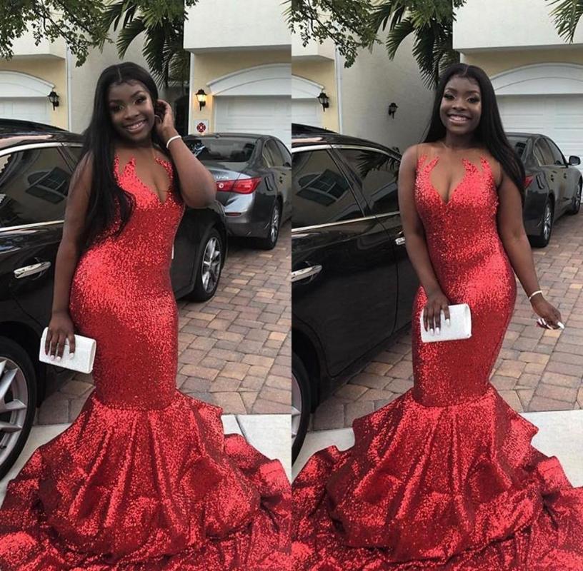 Party Dresses PATAPAESE Sexy Black Girls Mermaid Red Prom 2022 Full Sequined African Long Formal Evening Gowns Vestido De Gala
Party Dresses PATAPAESE Sexy Black Girls Mermaid Red Prom 2022 Full Sequined African Long Formal Evening Gowns Vestido De Gala