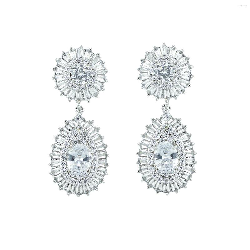 Dangle Earrings Wedding Earring Zircon Drop Rhinestone Crystal For Women Prom Party Jewelry Accessories Gift CE10039
Dangle Earrings Wedding Earring Zircon Drop Rhinestone Crystal For Women Prom Party Jewelry Accessories Gift CE10039