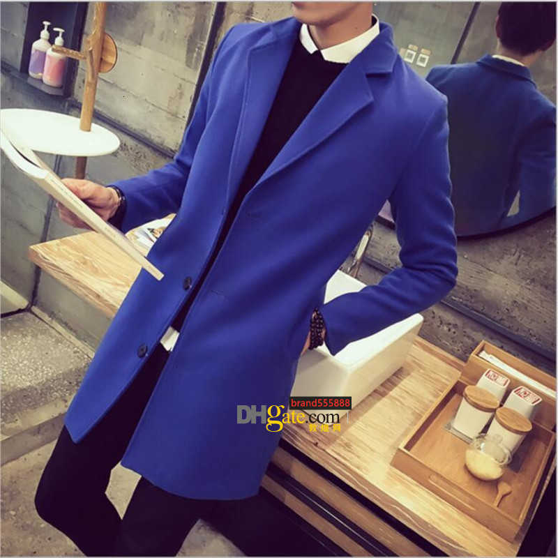 new trench men's fashion coat Turn-down collar long outwear overcoat manteau homme woolen, Black
new trench men's fashion coat Turn-down collar long outwear overcoat manteau homme woolen, Black