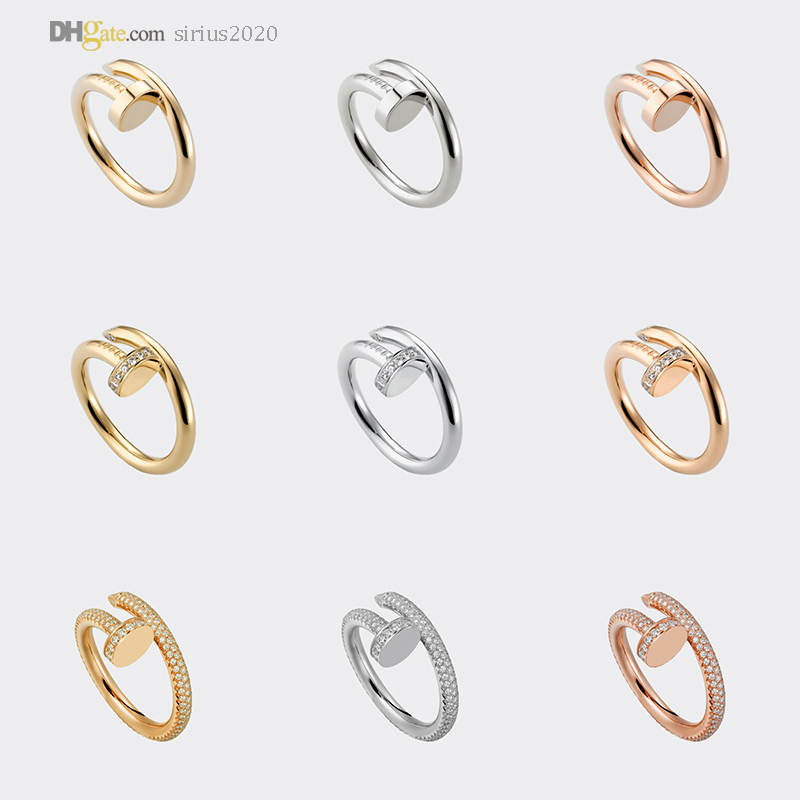 Nail Ring Designer Ring Wedding Band Rings For Women Luxury Jewelry Titanium Steel Gold-Plated Never Fade Not Allergic Gold/Silver/Rose 21491608
Nail Ring Designer Ring Wedding Band Rings For Women Luxury Jewelry Titanium Steel Gold-Plated Never Fade Not Allergic Gold/Silver/Rose 21491608