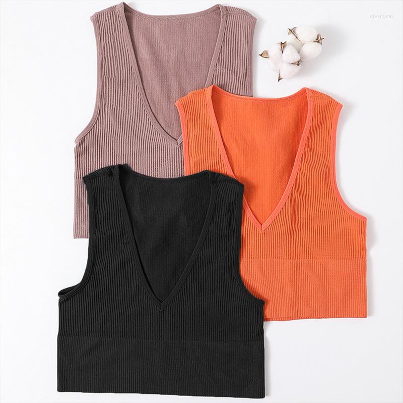 Camisoles & Tanks Crop Top Women Seamless Underwear Vintage Vest Female Sexy Lingerie Sports Bralette Deep V Neck Cropped Camis Camisole, Beige
Camisoles & Tanks Crop Top Women Seamless Underwear Vintage Vest Female Sexy Lingerie Sports Bralette Deep V Neck Cropped Camis Camisole, Beige
