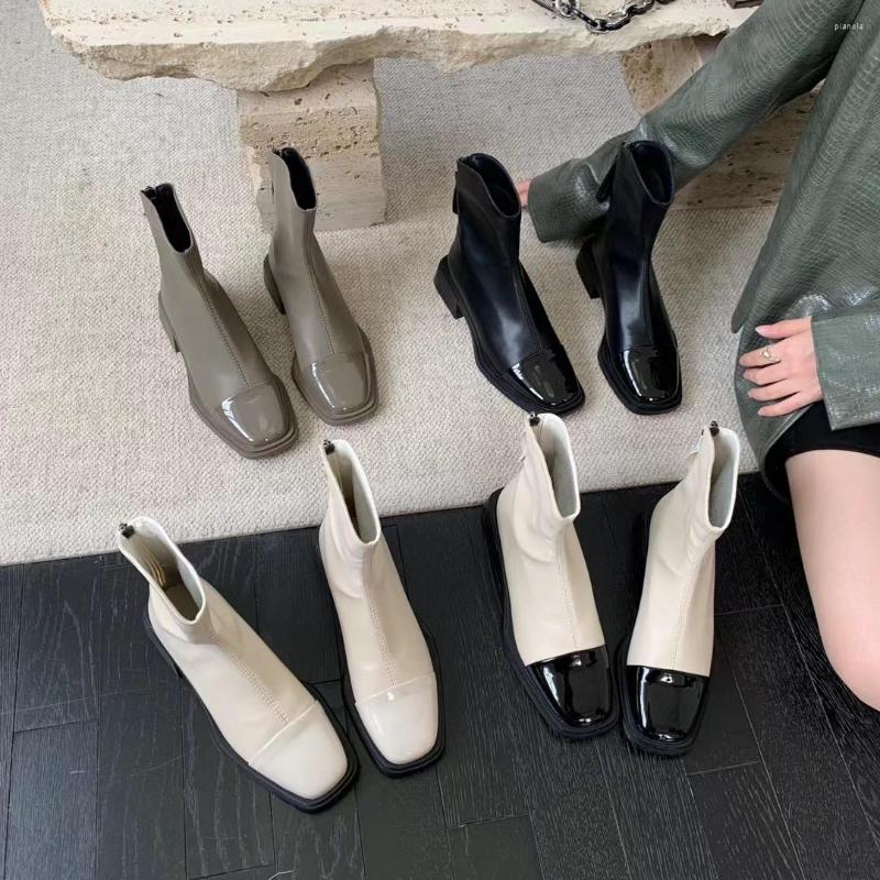 Boots Round Toe Women Ankle Fashoin Sock Botas Green/Black/White 2022 Comfortable Stretch Shoes Back Zipper Flat Heeled Bootie
Boots Round Toe Women Ankle Fashoin Sock Botas Green/Black/White 2022 Comfortable Stretch Shoes Back Zipper Flat Heeled Bootie