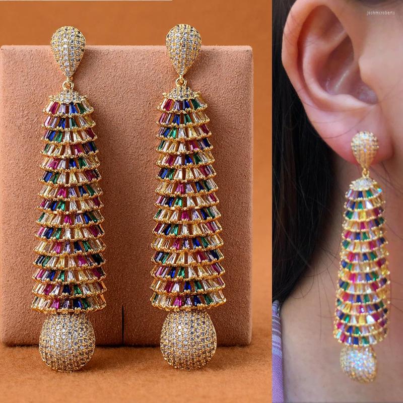 Dangle Earrings Missvikki Original Luxury Long Pendant For Women Bridal Wedding Delicate Full CZ Boucle D'oreille Femme 2022
Dangle Earrings Missvikki Original Luxury Long Pendant For Women Bridal Wedding Delicate Full CZ Boucle D'oreille Femme 2022