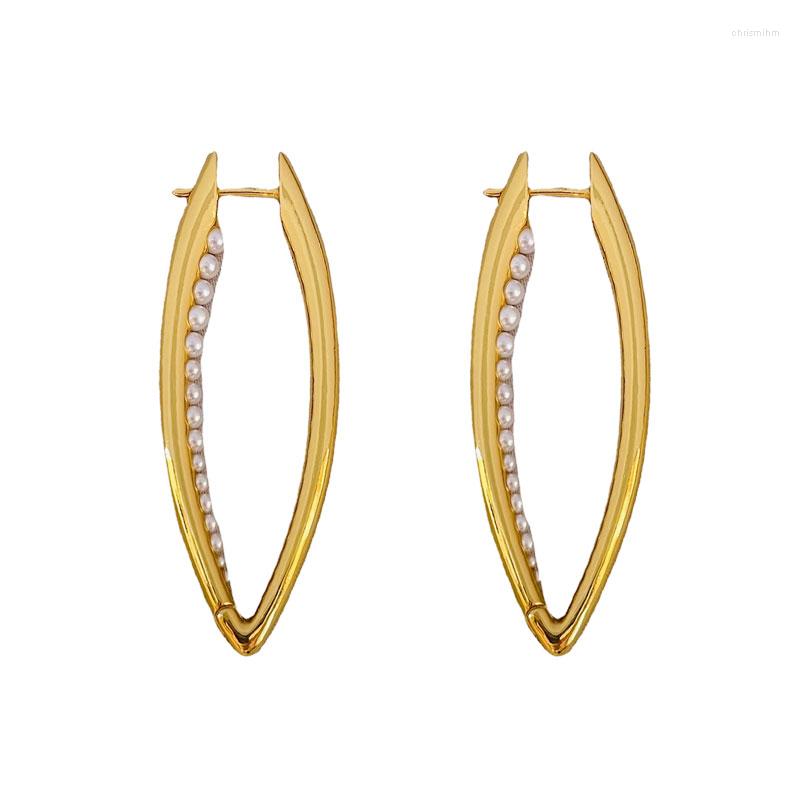 Dangle Earrings LONDANY Brass European And American Design Natural Pearl V-shaped Temperament Ins
Dangle Earrings LONDANY Brass European And American Design Natural Pearl V-shaped Temperament Ins
