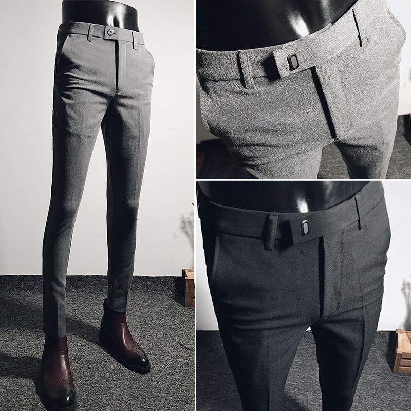 Men's Suits Mens Slim Fit Casual Suit Pants Skinny Korean Business Trousers Pant X22, 601-gray
Men's Suits Mens Slim Fit Casual Suit Pants Skinny Korean Business Trousers Pant X22, 601-gray