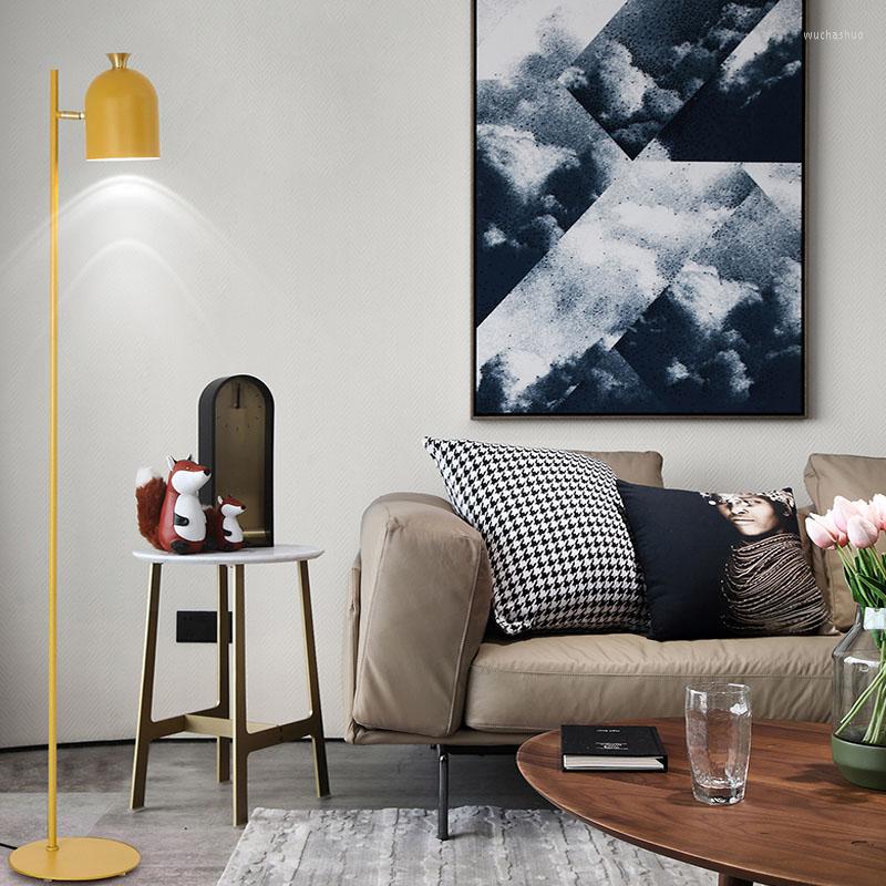 Lamps Floor Classic Creative Light Macaron Wrought Iron Vertical Lamp For Living Room/ Bedroom/study Room