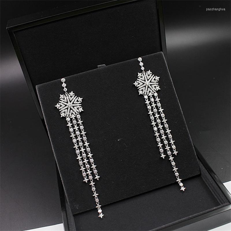 Dangle Earrings Luxury Beautiful Long Tassel Snowflake For Women 2022 Korean Fashion Christmas Jewelry Silver Color Drop Earings
Dangle Earrings Luxury Beautiful Long Tassel Snowflake For Women 2022 Korean Fashion Christmas Jewelry Silver Color Drop Earings