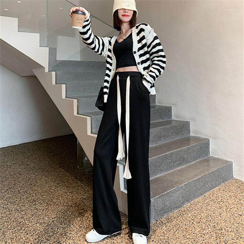 Women' Pants Women Casual Straight High Waist Wide Leg Loose Oversized Elasticity Sports Wear Female Slacks Sweatshirt Pant, Black
Women' Pants Women Casual Straight High Waist Wide Leg Loose Oversized Elasticity Sports Wear Female Slacks Sweatshirt Pant, Black