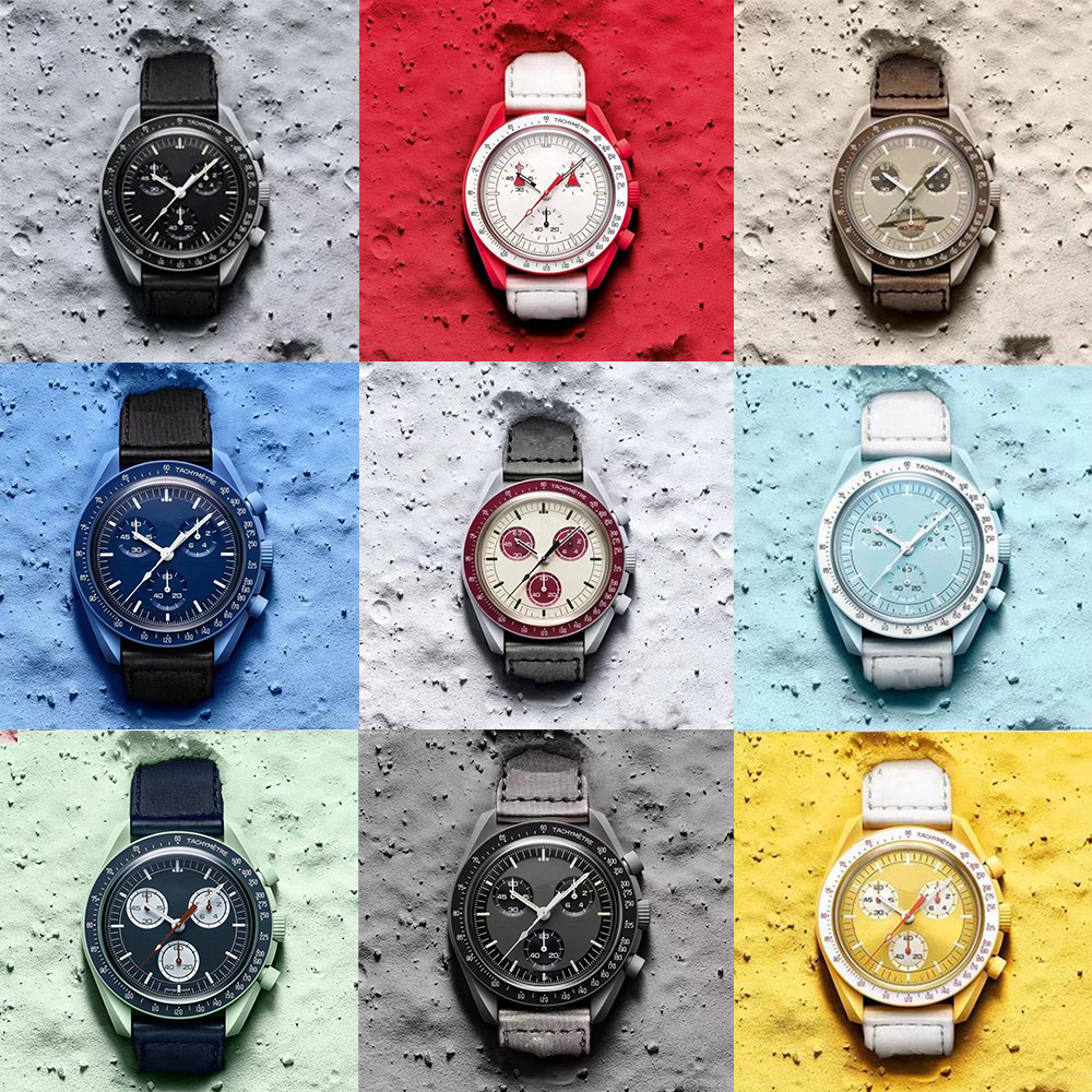 Bioceramic Planet Moon Quarz Moonswatch Watch Mission To Mercury 42mm Full Function Chronograph Luxury Mens Couple Joint Name Wristwatches 2022 NEW, Saturn
Bioceramic Planet Moon Quarz Moonswatch Watch Mission To Mercury 42mm Full Function Chronograph Luxury Mens Couple Joint Name Wristwatches 2022 NEW, Saturn