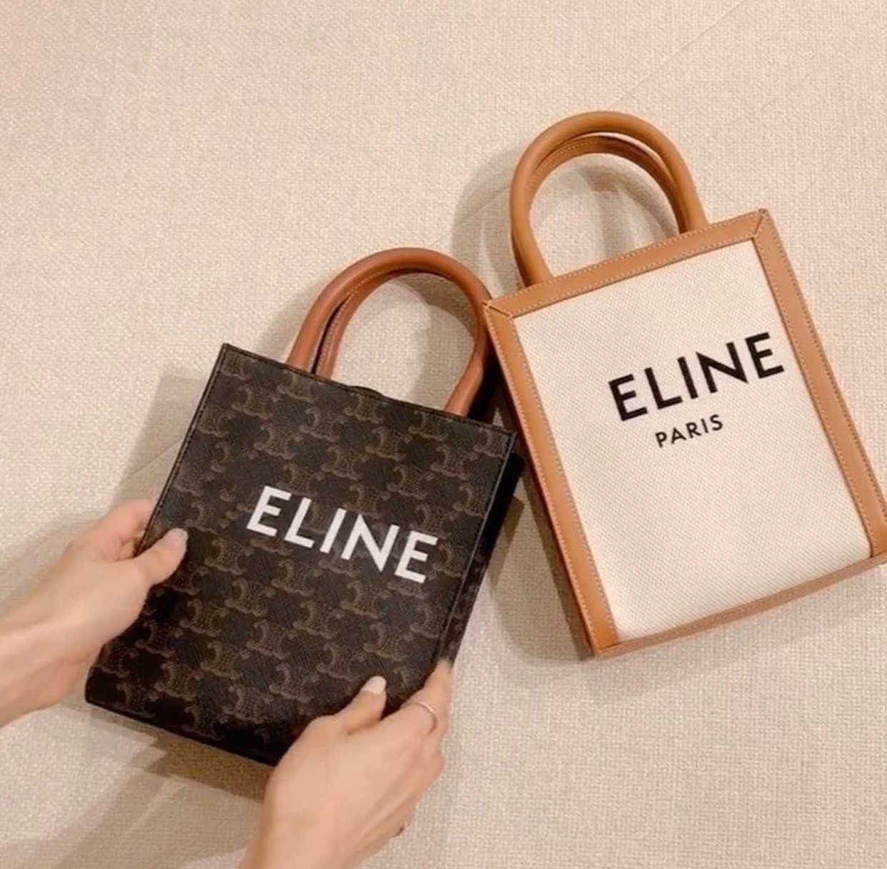 Canvas Genuine Cabas Cell Vertical Phone Line Leather Mini Tote Bag Triomphe Classic Flower One Shoulder Crossbody Handbag Textine Lining Fa
Canvas Genuine Cabas Cell Vertical Phone Line Leather Mini Tote Bag Triomphe Classic Flower One Shoulder Crossbody Handbag Textine Lining Fa