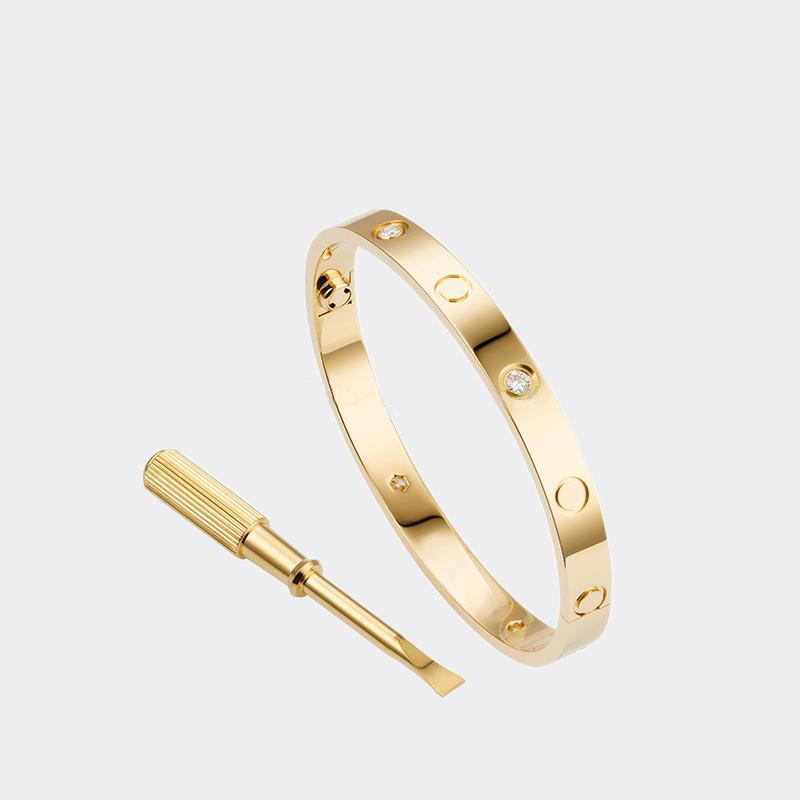 Bracelets Designers Love Screw Bracelet Bangle 4 Diamond Charm Jewelry Men Women Titanium Steel Gold-Plated Never Fade Not Allergic Gold/Silver/Rose;
Bracelets Designers Love Screw Bracelet Bangle 4 Diamond Charm Jewelry Men Women Titanium Steel Gold-Plated Never Fade Not Allergic Gold/Silver/Rose;