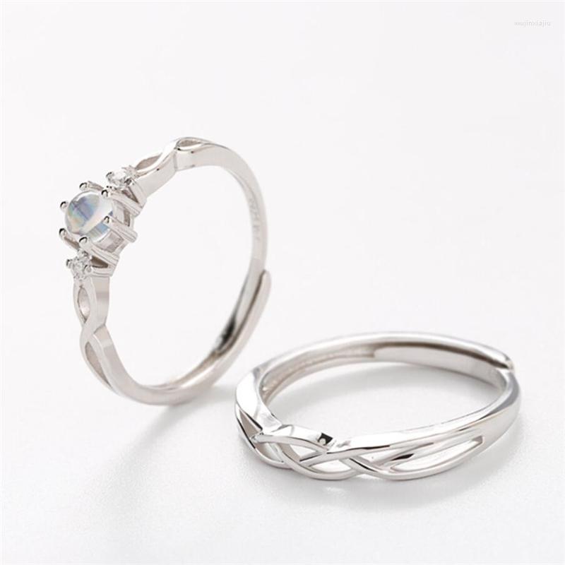 Cluster Rings Sole Memory Natural Moonstone Cool Cute Couple Ring Romantic Silver Color Female Resizable Opening SRI456
Cluster Rings Sole Memory Natural Moonstone Cool Cute Couple Ring Romantic Silver Color Female Resizable Opening SRI456