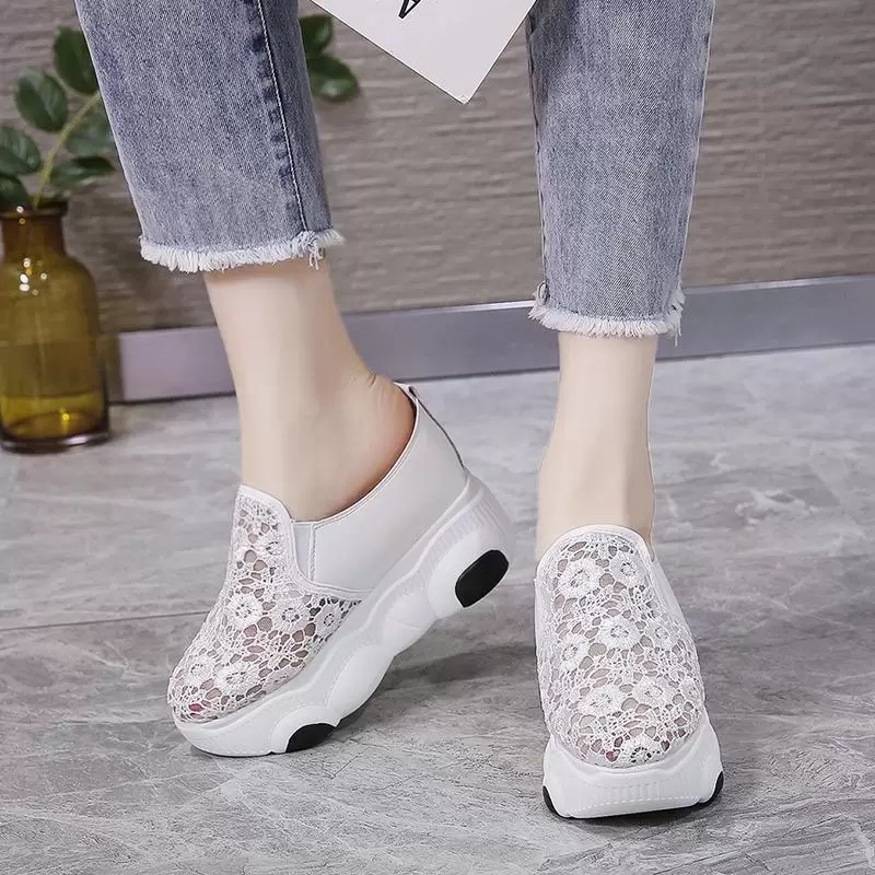 Slippers High Heels Wedge Sandals Heeled Slides Lace Floral Women Summer Hollow Out Hidden Woman Casual 11Cm Slippers Rimocy Super
Slippers High Heels Wedge Sandals Heeled Slides Lace Floral Women Summer Hollow Out Hidden Woman Casual 11Cm Slippers Rimocy Super