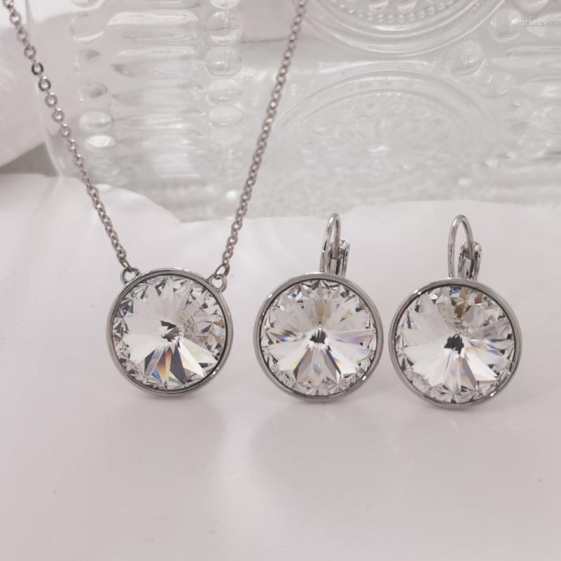 Necklace Earrings Set Drop Round Made With Austrian Crystal Fashion Dangle Jewelry Party Wedding Gift, Picture shown
Necklace Earrings Set Drop Round Made With Austrian Crystal Fashion Dangle Jewelry Party Wedding Gift, Picture shown