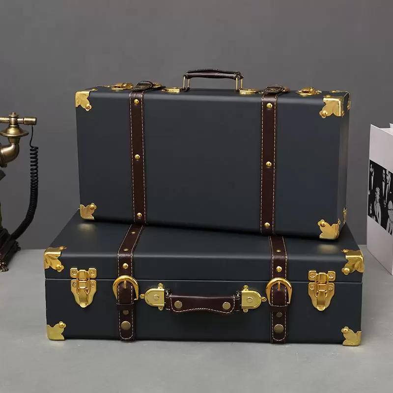 Suitcases Luxury Vintage Trunk Travel Hand Big Leather Luggage Carry-on Under Bed Clothing Organizer Storage Box Antique Bin can custom
Suitcases Luxury Vintage Trunk Travel Hand Big Leather Luggage Carry-on Under Bed Clothing Organizer Storage Box Antique Bin can custom