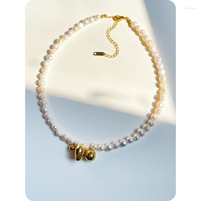 Choker Korea 13c Freshwater Pearl Necklace Female Retro 18K Real Gold Electroplating Love Pendant Collarbone Chain
Choker Korea 13c Freshwater Pearl Necklace Female Retro 18K Real Gold Electroplating Love Pendant Collarbone Chain