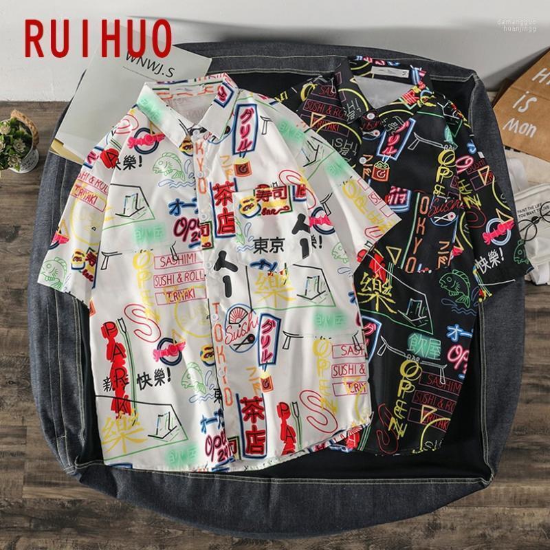 Men's Casual Shirts Men's RUIHUO 2022 Spring Graffiti Short Sleeve Shirt Men Slim Fit Cotton Male Clothing Fashion Brand Plus Size, Black
Men's Casual Shirts Men's RUIHUO 2022 Spring Graffiti Short Sleeve Shirt Men Slim Fit Cotton Male Clothing Fashion Brand Plus Size, Black