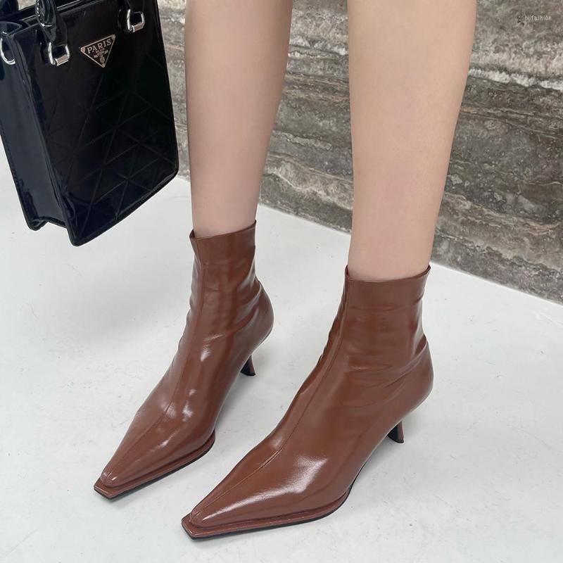 Boots Sexy Women Ankle Pointed Toe Black Beige Brown Sock Botas Thin High Heels Back Zipper 2022 Arrivals Ladies Party
Boots Sexy Women Ankle Pointed Toe Black Beige Brown Sock Botas Thin High Heels Back Zipper 2022 Arrivals Ladies Party